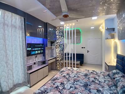 Fully Furnished Corner Brand New Luxury Flat Available For Rent in H3 Block Johar Town Near Canal Road Emporium Mall Lahore