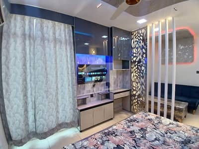 Fully Furnished Corner Brand New Luxury Flat Available For Rent in H3 Block Johar Town Near Canal Road Emporium Mall Lahore