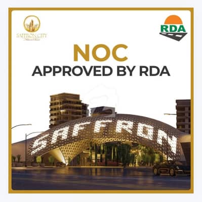 5 Marla Prime Location Plot for Sale in Saffron City Block B