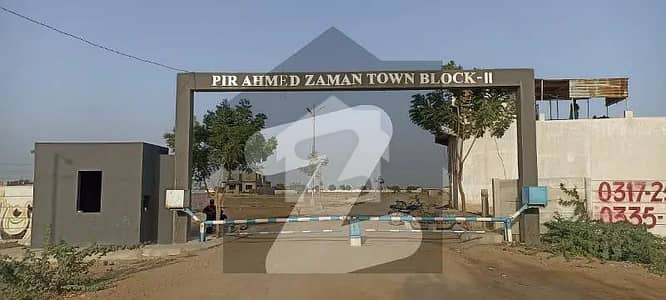 Prime Location Residential Plot Of 120 Square Yards Available In Pir Ahmed Zaman Town - Block 3