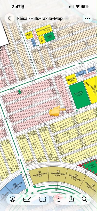 Faisal Hills A Bloc 7 Marla Top Location Solid Plot Available For Sale