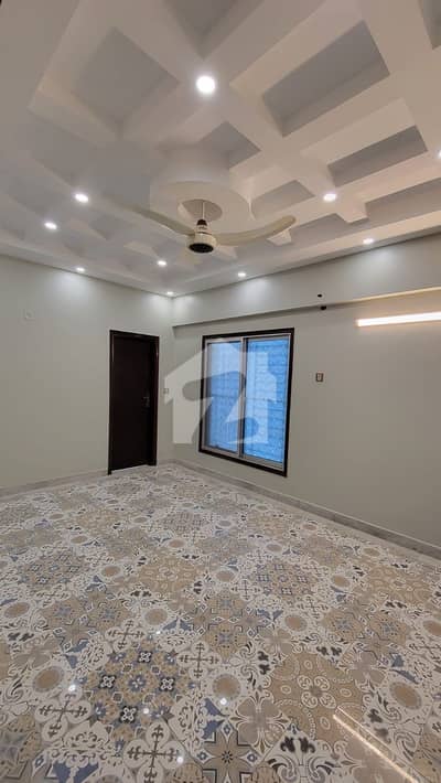 Luxury Flat For Sale | 24/7 Lift | Water, K-Electric 24/7 | Car Parking | Park Facing | Near All Utilities