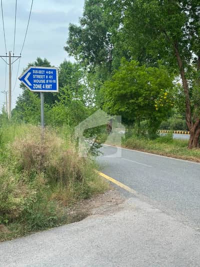 Corner 1 Kanal Plot For Sale, Zone 4 Sector D/4, Regi Model Town Peshawar
