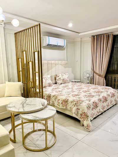 Studio Furnished Apartment Available For Rent In Sector E Bahria Town Lahore