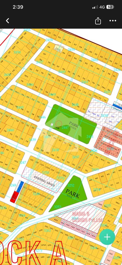 NOC READY 1 KANAL PLOT 80Ft Road AVAILABLE FOR SALE IN LDA AVENUE - BLOCK D
