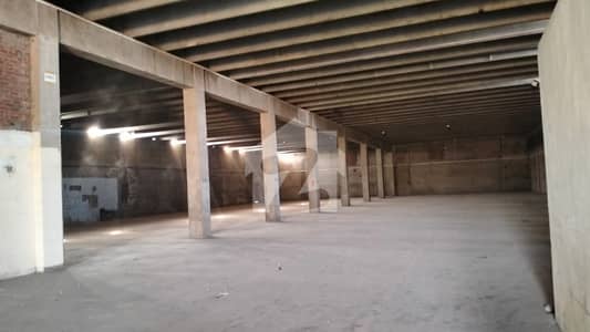 4 Kanal Warehouse for Rent in Main Multan Road, Sunder Industrial Estate Very Hot Location with 100 KVA Load