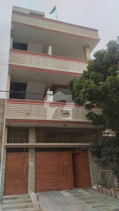 BEAUTIFUL HOUSE 300 SQ. YARDS. ( GROUND + 3) WEST OPEN FOR SALE