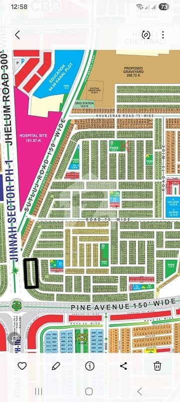 lda city Lahore L Block 10-Marla plot Available For Sale Back 300ft Road