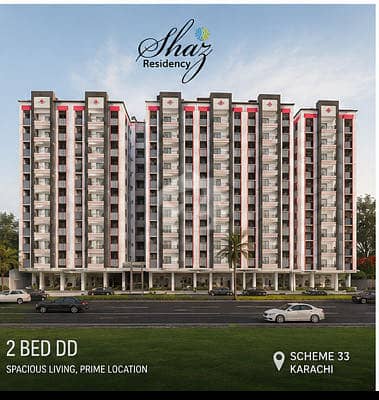 2 Bed DD Apartment In Shaz Residency, Scheme 33 2 Bed DD Apartment In Shaz Residency, Scheme 33