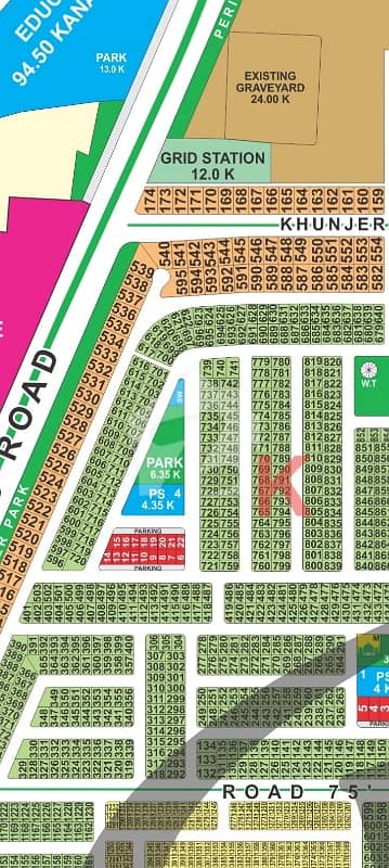 LDA city Lahore k block 10 Marla facing park plot for sale
