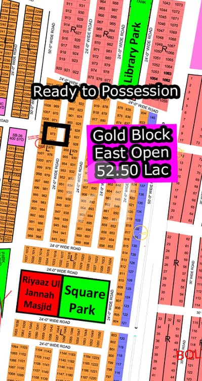 L - 973 (East Open + Gold Block) North Town Residency Phase - 01 (Surjani)