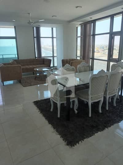2 Bed + Study Semi-Furnished Apartment for Rent | Full Sea Facing | Pearl Tower 01, Emaar Karachi