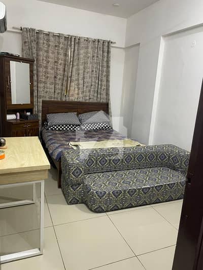 Furnished Studio Apartment For Rent In DHA Phase 6 Big Shahbaz Commercial