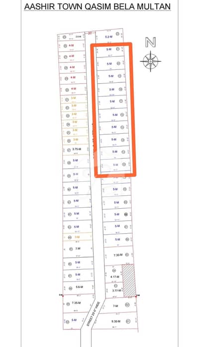 5 Marla Plot Available For Sale Qasim Bella Multan Cantt