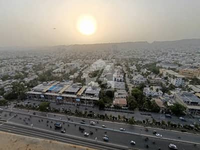 Road facing west open flat available for rent vip building
