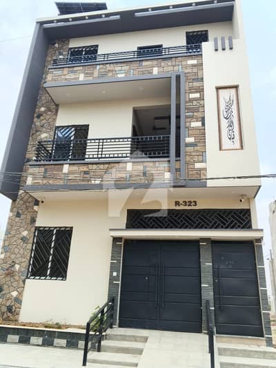 120 sq. yards ground+2 banglow available for sale in saadi garden Block 5