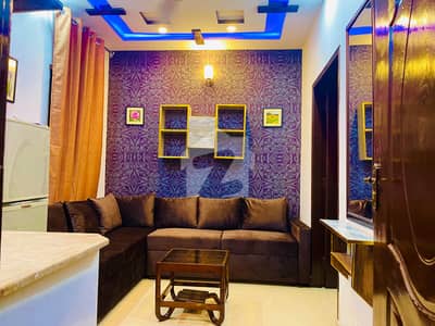 1 Bedroom Fully Furnished Flat Available For Rent Near By Emporium Mall Johar Town Lahore