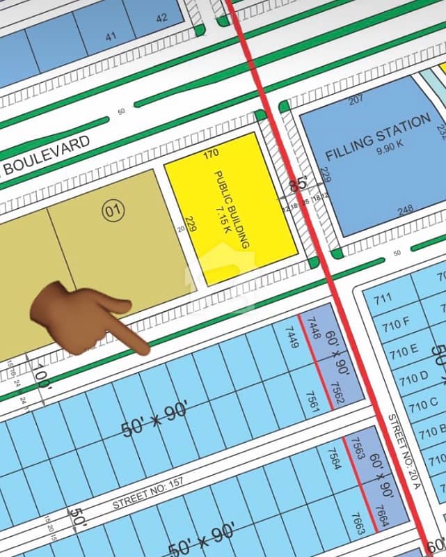 Main Double Road Plot In B Block Faisal Hills Main Double Road Plot In B Block Faisal Hills