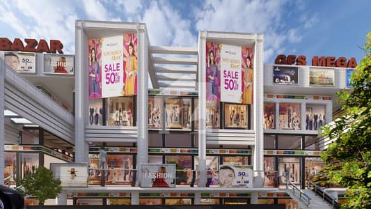 50 Square, Mega Bazar, GFS, North Town Phase1, 200 Feet Road, Surjani Town Karachi Shop For Sale