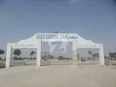 Prime Location Saadi Garden Residential Plot For Sale Sized 120 Square Yards