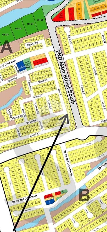 DHA city sector 2a 300yard single belt good location plot available for sell