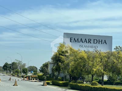 DHA Emaar Islamabad mein 10 Marla Corner 3 Side Open Plot For Sale