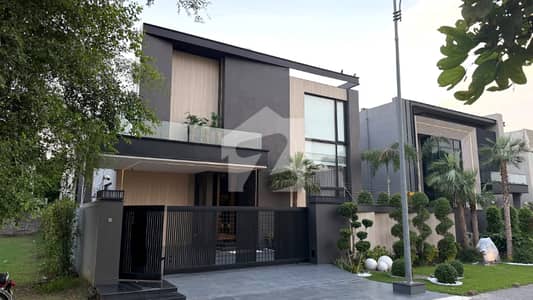 One Kanal Brand New Luxury Ultra-Modern Design Most Beautiful Fully Furnished Bungalow 2 Servant Quarter In Basement For Sale At Prime Location Of DHA Lahore Near To Park Masjid & Commercial Market.