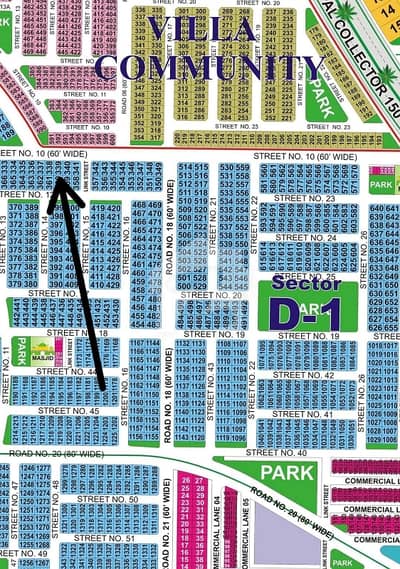 SECTOR D 60FT ROAD PLOT