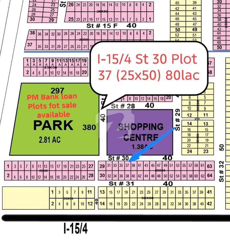 I15 25x50 Owner Plot for sale Urgent I15 25x50 Owner Plot for sale Urgent