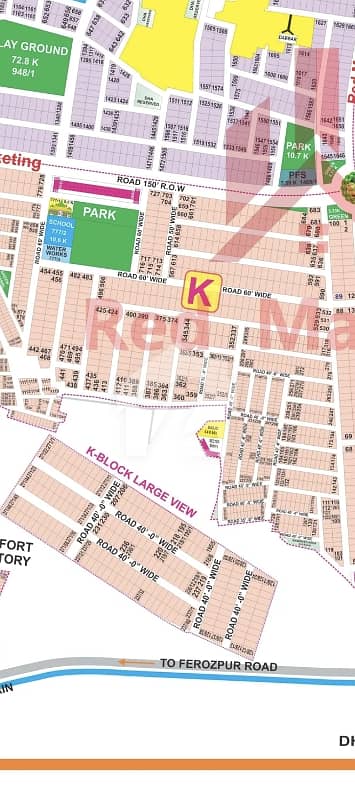 5 Marla Plot For Sale DHA 9 Prism,K Block