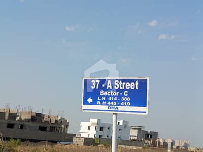 DHA PHASE 8  37A STREET  ZONE C  WEST OPEN  PRIME LOCATION