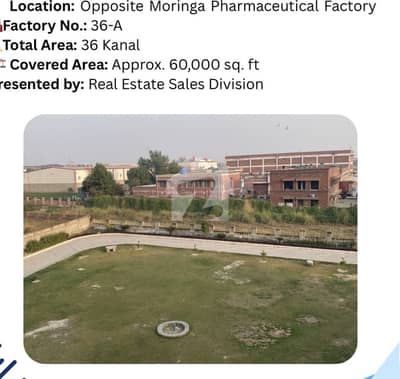 Main boulevard 36 kanal factory for sell