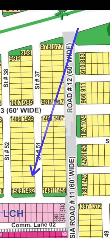 8 Marla Plot East Open Direct Approach From رنگ Road