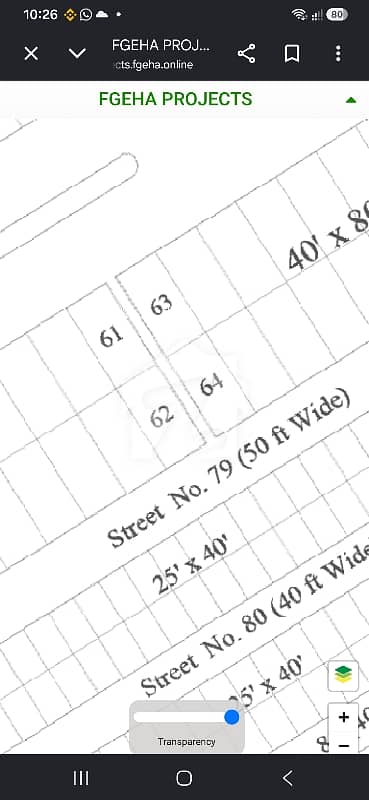 Residential plot 40x80 st#79 sun face street corner solid land 50 feet wide road prime location available for sale in G-13/1