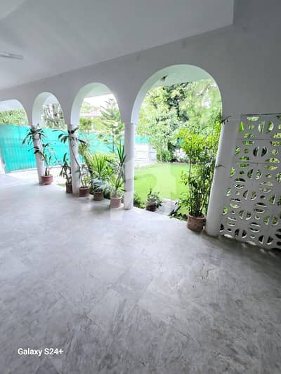 Beautiful Fully Furnished Ground Portion For Foreigners With Lawn And Separate Gate