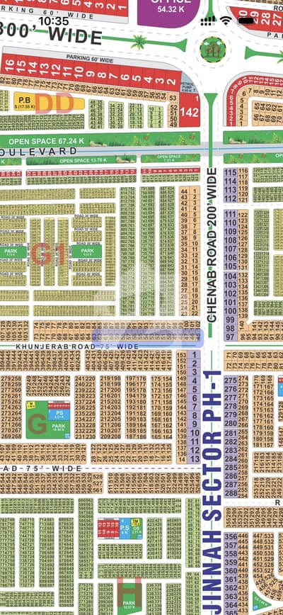 Chenab Road Direct Access Khunjrab Road 1 Kannal plot Available For sale