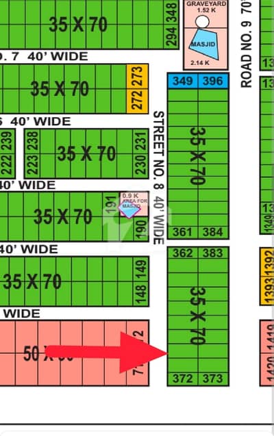 investor Price plot available near by service Road in F-14/1, Islamabad.