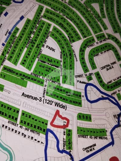 DHA Phase6 Rawalpindi Sector B3 Plot 2 Street 10 All Dues Clear.  Beautiful Location Level Solid Plot