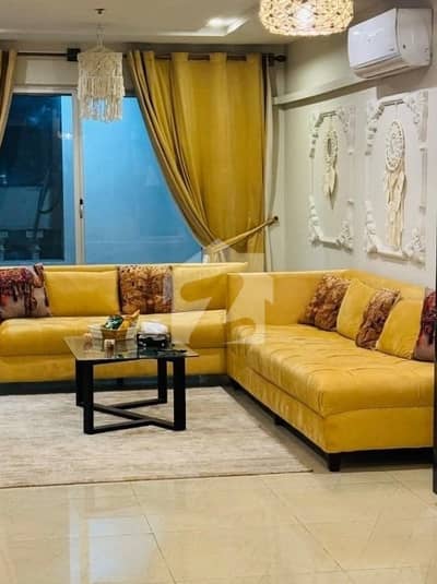 Two Bedroom fully furnished luxury apartments available for rent monthly basis in Gulberg Greens Islamabad