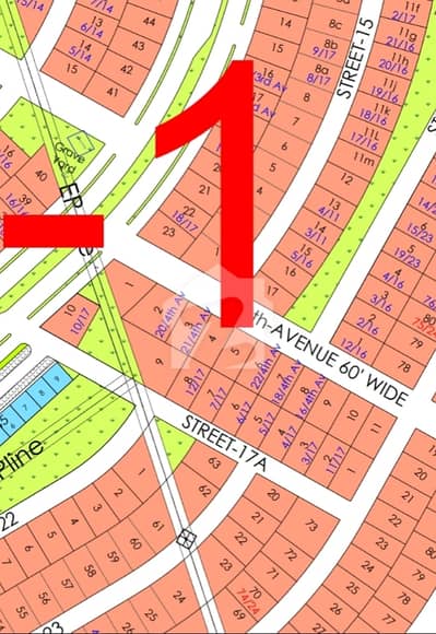1 Kanal Pair Plots for Sale in DHA Phase 5 Islamabad Sector F-1