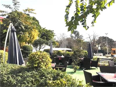 Ground Floor 1200-SQ. FT Plus Outdoor Dining Commercial Space Available for Rent in the Hear of F-7, Markaz