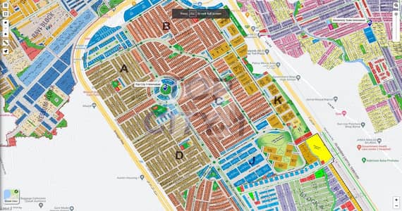 10 Marla Plot For Sale Block-D Top City 1 Islamabad