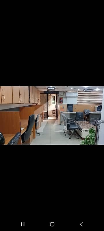 Fully Furnished Office  Main Shahrah e faisal  2nd floor lift standby generator reserve parking 24 7 access