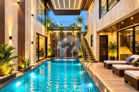 Masterpiece Of Luxury Living 2 Kanal Ultra Modern Bungalow With 25 KV Solar &Holizan Signature Furnishing | DHA Phase 6