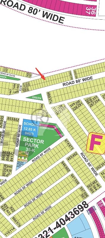 DHA9 prism F block 10 Marla plot far sale available Idea location