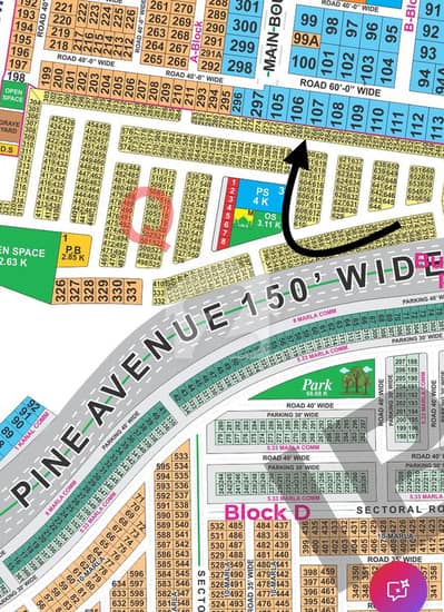 LDA City Lahore Q Block 5 Marla Plot for Sale | All Paid | 48 Lac