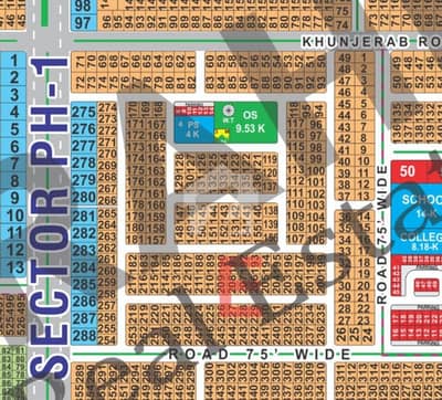 lda city Lahore 1 kanal plot for sale in E black