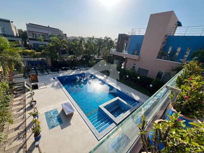 Ultra Luxury Modern Bungalow Latest Automated Smart Home Mobile Controlled System Small Indoor Pool In Master Bath Near Park 28 KV Solar Installed Prime Location DHA Phase 6 100% Original Deal