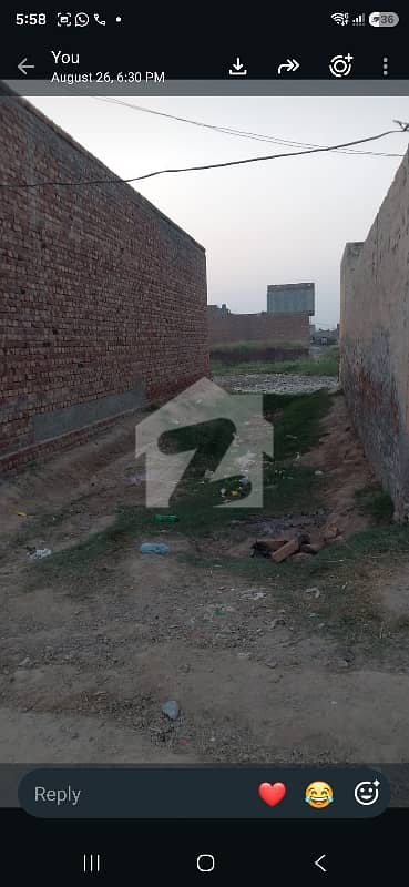 3 Marla Plot For Sale Total Price 9 Lac