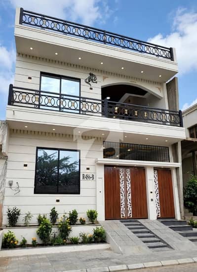Brand New Ground + One, 120 Sq Yards 30ft Road House Available For Sale In PTV Society Brand New Ground + One, 120 Sq Yards 30ft Road House Available For Sale In PTV Society